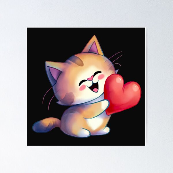 Item preview, cutecat designed and sold by loveforcutecats.