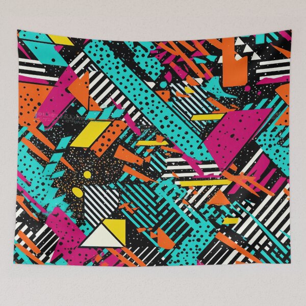 Item preview, Retro 80s Pattern designed and sold by Yannick Steyaert.