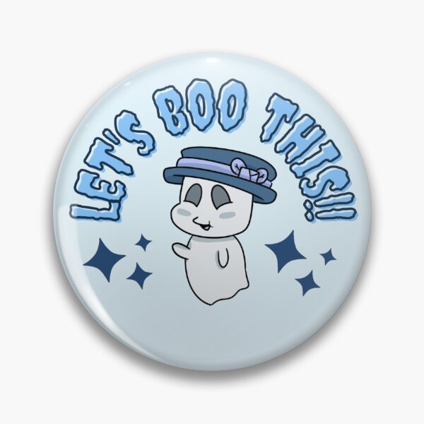 Item preview, “Let’s Boo This” cute ghost version 5 designed and sold by Ace Scribbles.