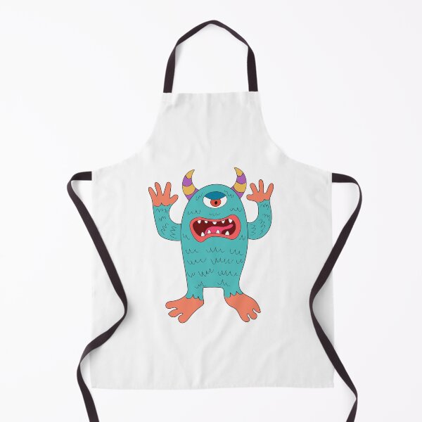 Item preview, One-eyed Halloween alien monster cartoon drawing. designed and sold by Nalidsa Sukprasert.