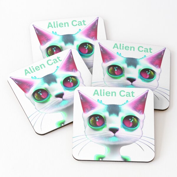 Item preview, Cosmic Feline Enigma: Alien Cat Merch designed and sold by Dream Wear.