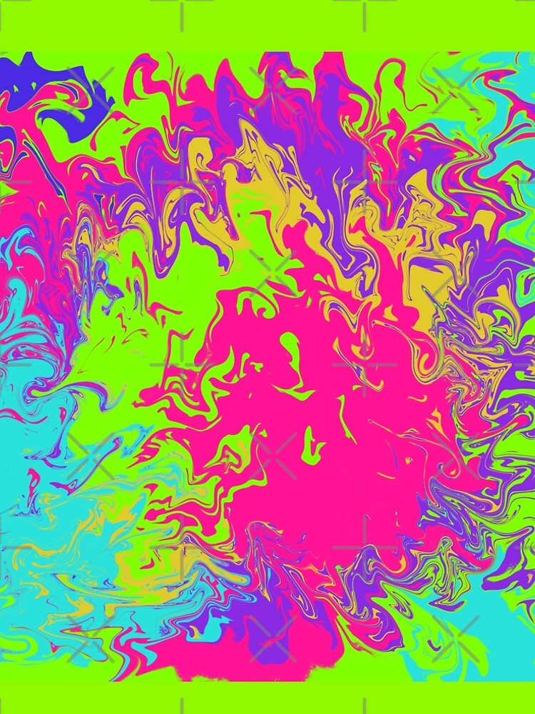 Thumbnail 4 of 4, A-Line Dress, Neon designed and sold by ArtKseniia.