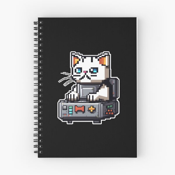 Item preview, 8 Bit Video Kitty designed and sold by bethdaydreamzz.