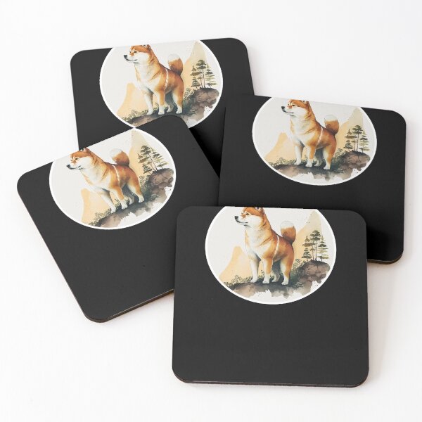 Item preview, Shiba inu Dog in Outdoors, Dog Lover  designed and sold by Logiamerch.