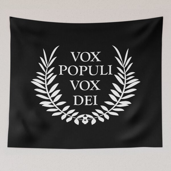 Item preview, Vox Populi, vox dei latin phrase designed and sold by Alexaltay.
