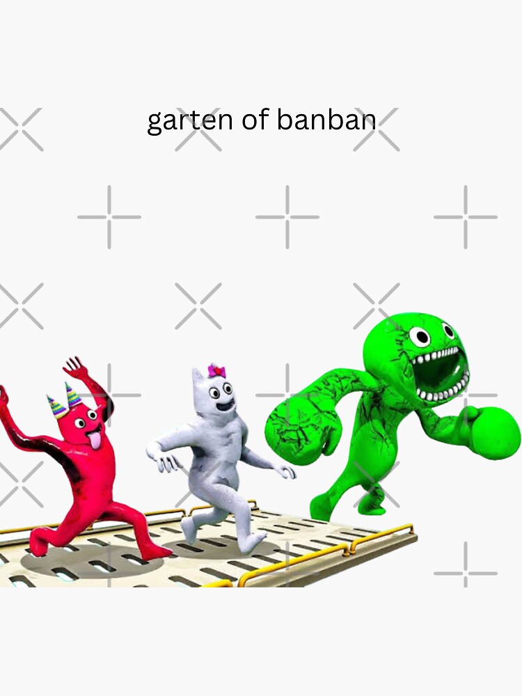 Copy of garten of banban characters 3 Sticker for Sale by