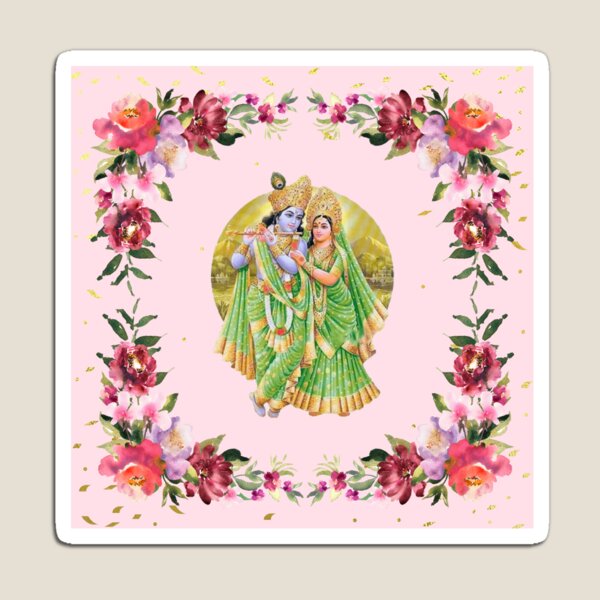 Radha Krishna Magnets For Sale | Redbubble