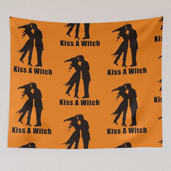 Item preview, Kiss A Witch designed and sold by TheArtCave.