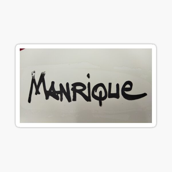 Cesar Manrique's Signature Lanzarote Artist Art Design Canary Islands Sticker
