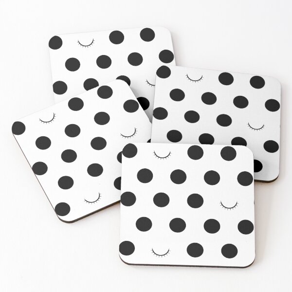Item preview, Blinking Black Polka Dots designed and sold by Emsimonsen.