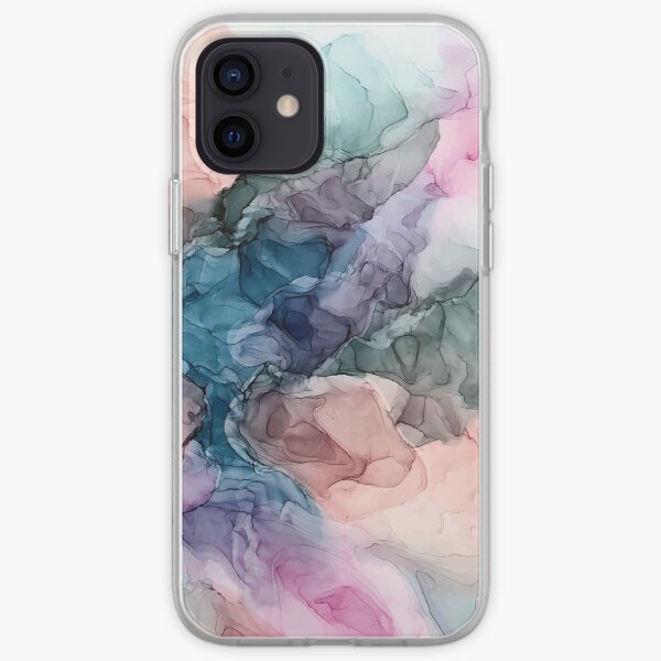 Heavenly Pastels 2: Original Abstract Ink Painting iPhone Soft Case