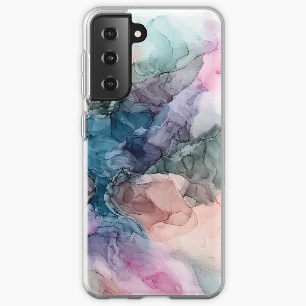 Heavenly Pastels 2: Original Abstract Ink Painting Samsung Galaxy Soft Case