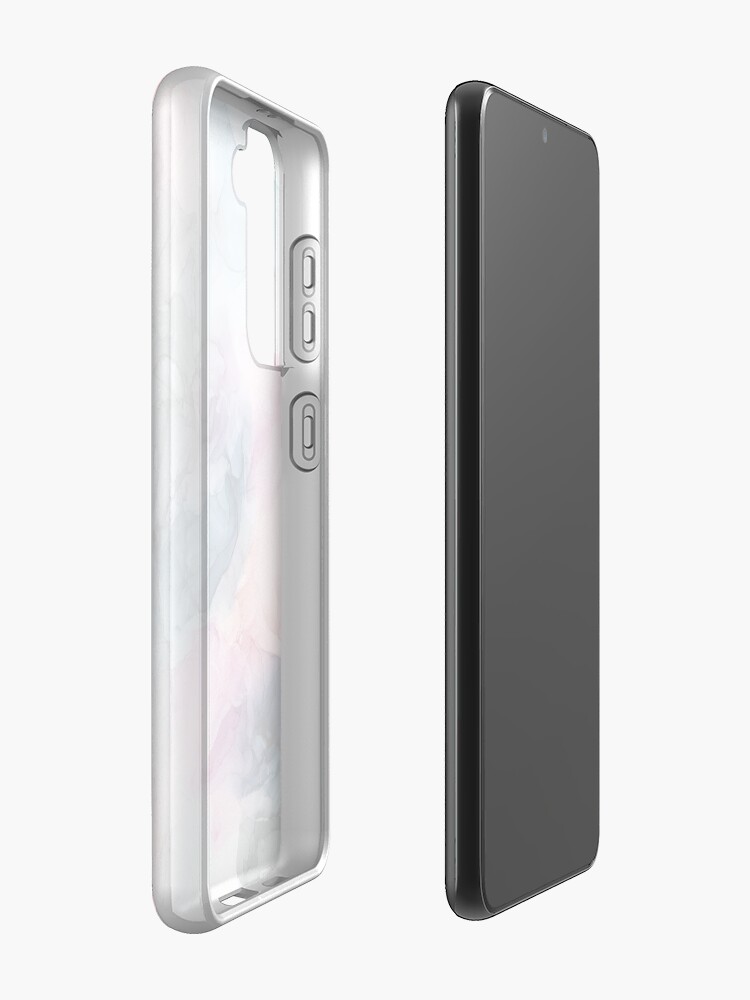 Alternate view of Heavenly Pastels 1: Original Abstract Ink Painting Case & Skin for Samsung Galaxy