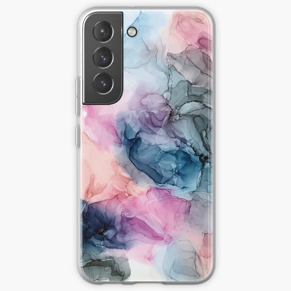 Heavenly Pastels 1: Original Abstract Ink Painting Samsung Galaxy Soft Case