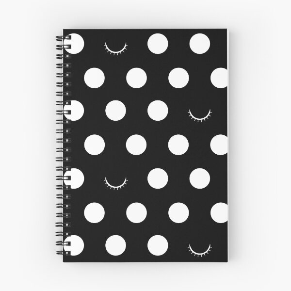 Item preview, Blinking White Polka Dots designed and sold by Emsimonsen.