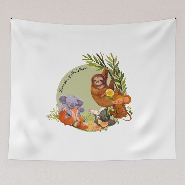 Item preview, Animals Of The World Essential designed and sold by LALALAKKOLOVE.