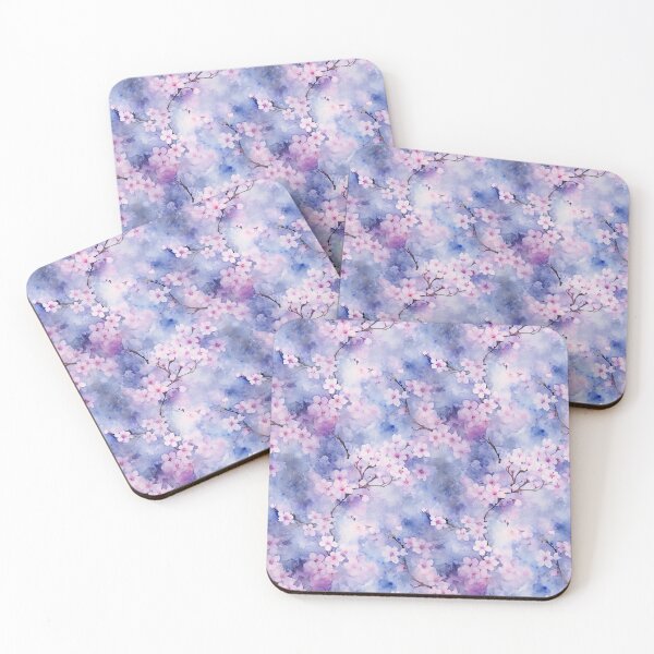 Item preview, Watercolour of Wild Japanese Spring and Summer Blossoms designed and sold by 89BLACK.
