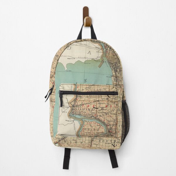 Item preview, Vintage Map of Erie and Niagara County NY (1895) designed and sold by BravuraMedia.