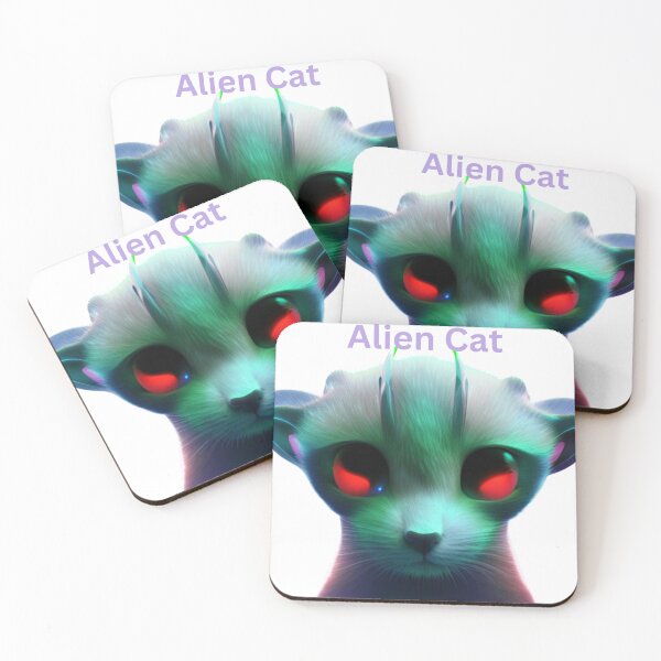 Item preview, Cosmic Feline Enigma 1: Alien Cat Merch designed and sold by Dream Wear.