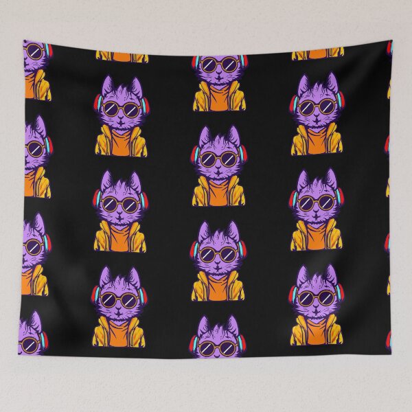 Item preview, Cat Cyberpunk Gamer designed and sold by spyduckz.