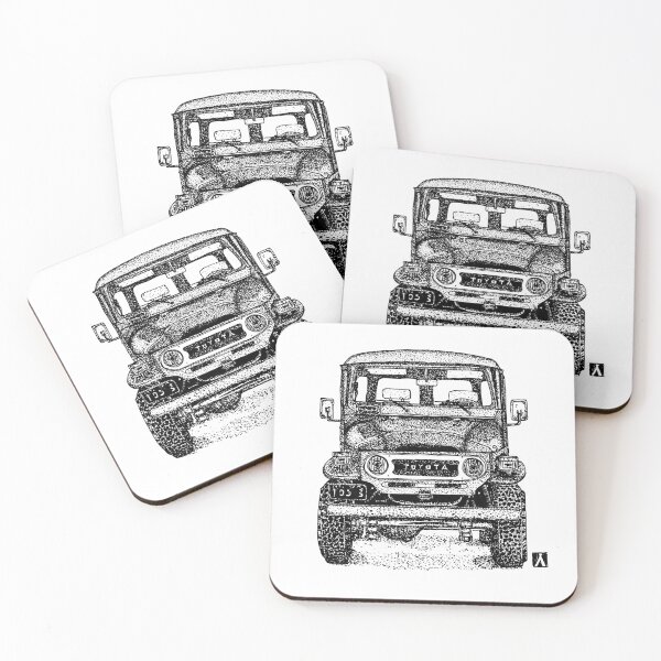 Item preview, FJ40 Front View Sketch With Stippling designed and sold by bellavanceink.