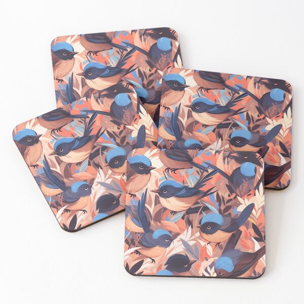 Item preview, Whimsical Fairy Wren Vibrant Cartoon Delight designed and sold by pavenavach.