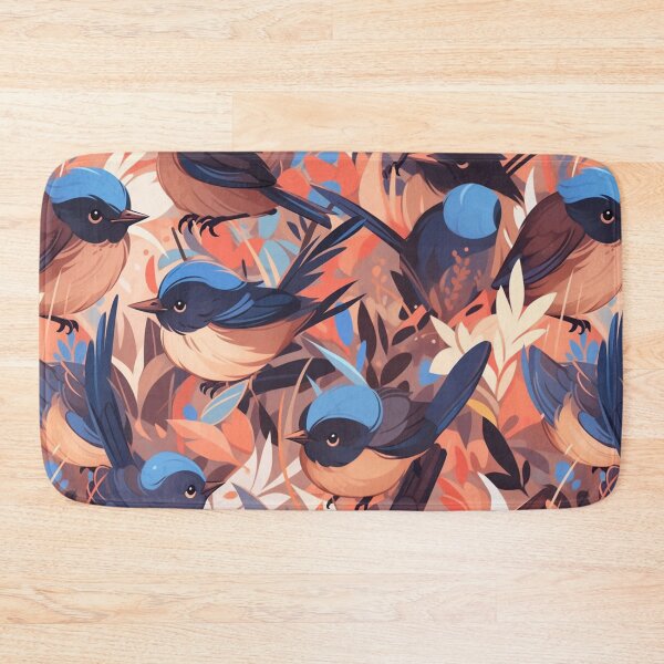 Item preview, Whimsical Fairy Wren Vibrant Cartoon Delight designed and sold by pavenavach.
