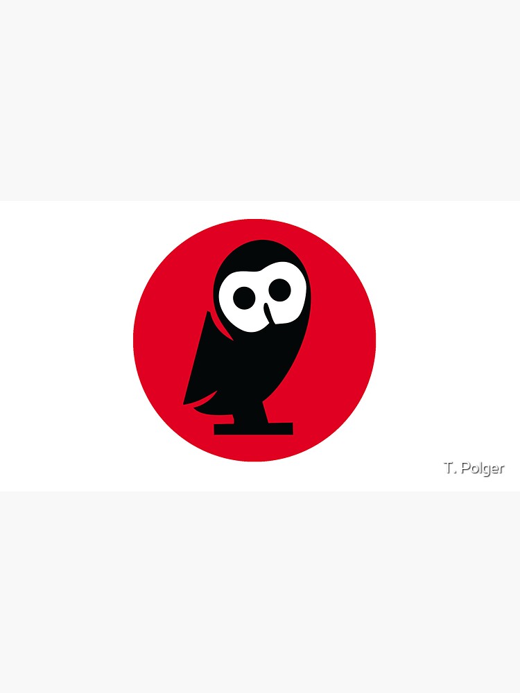 Thumbnail 7 of 7, Cap, Red Owl of Minerva in White Circle designed and sold by twpolger.