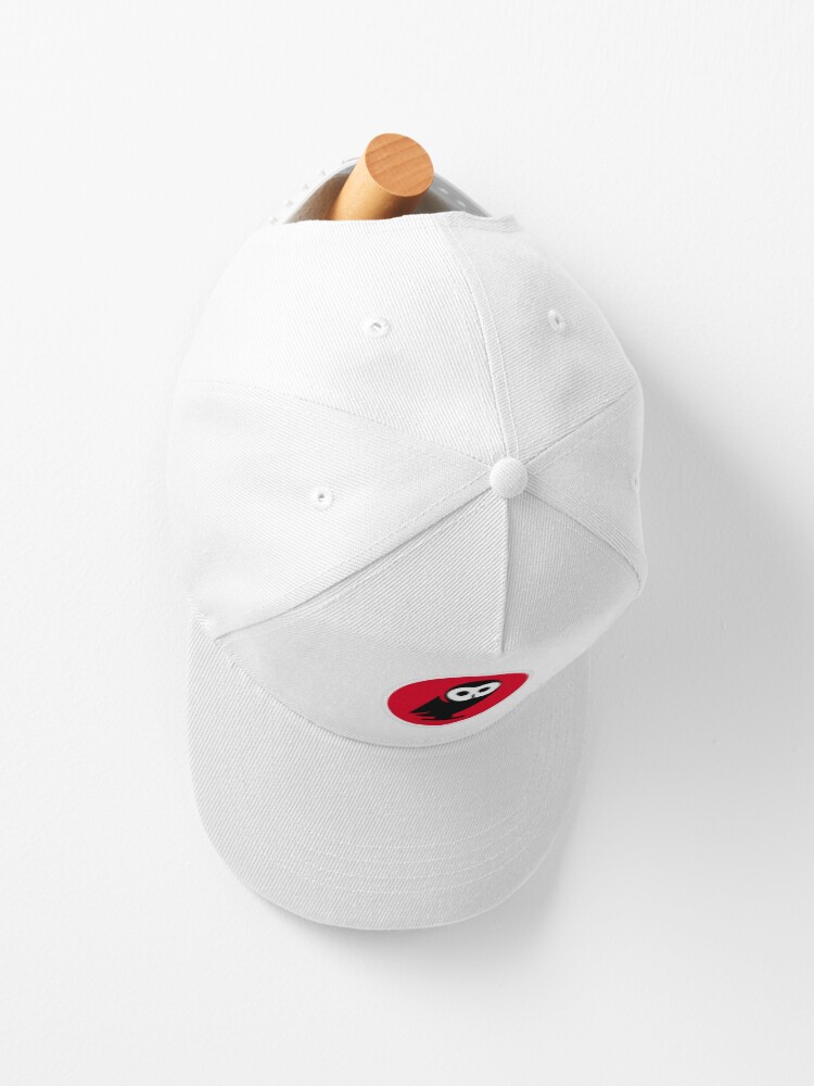 Thumbnail 2 of 7, Cap, Red Owl of Minerva in White Circle designed and sold by twpolger.