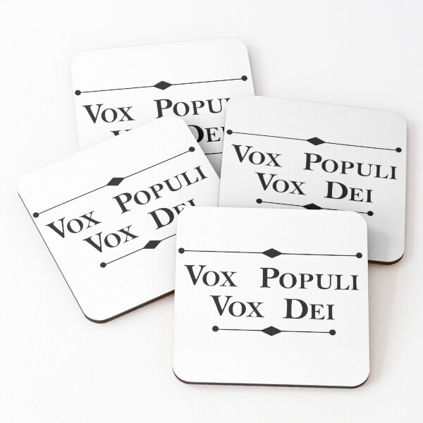 Item preview, Vox Populi, vox dei latin phrase designed and sold by Alexaltay.