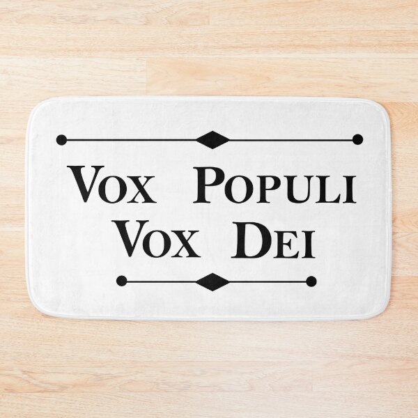 Item preview, Vox Populi, vox dei latin phrase designed and sold by Alexaltay.