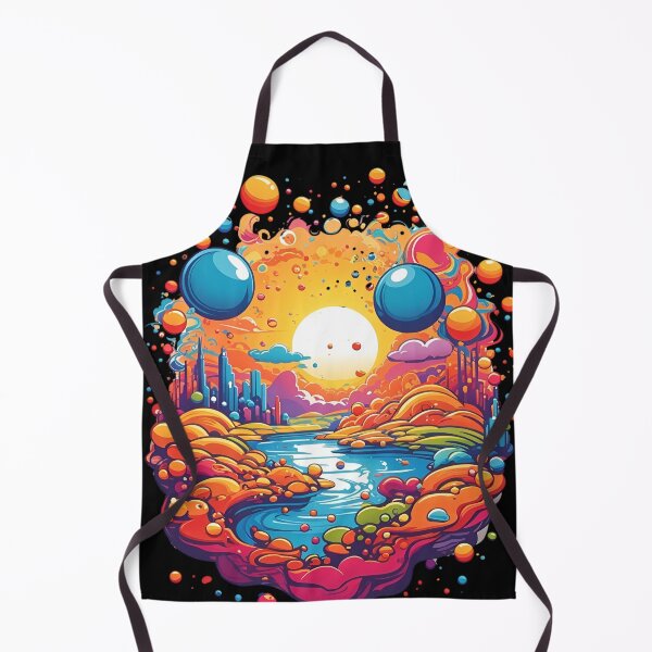 Item preview, Dot Day Landscape - Pointillism-Inspired Modern Art Design designed and sold by ElLocoMus.