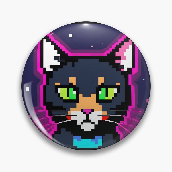 Item preview, 8 Bit Starlight Kitty designed and sold by bethdaydreamzz.