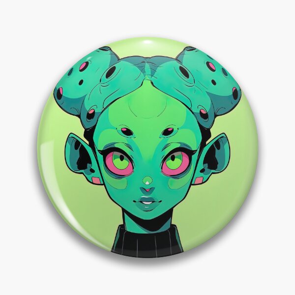 Item preview, Attractive Alien Girl Knows What's Up designed and sold by sμ (smew).