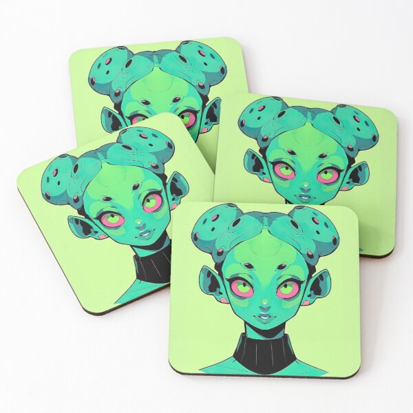 Item preview, Attractive Alien Girl Knows What's Up designed and sold by sμ (smew).