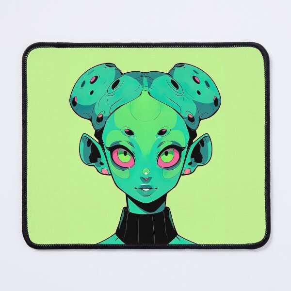 Item preview, Attractive Alien Girl Knows What's Up designed and sold by sμ (smew).