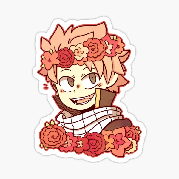 Natsu Flower Crown sticker Sticker