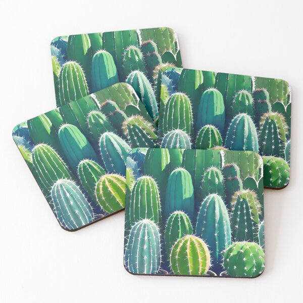 Item preview, Cactus Family Portrait in Vibrant Colors designed and sold by Simple-Art-work.
