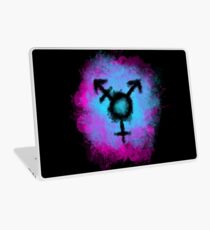 Trans Logo Laptop Skin