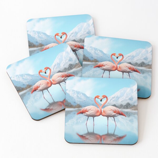 Item preview, Heartfelt Flamingos: Romantic Dance in a Serene Pond designed and sold by SuperSeries.
