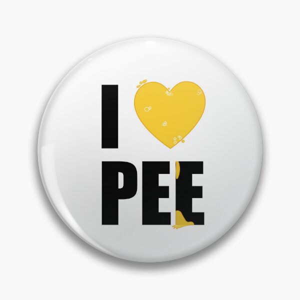 Item preview, I Love Pee Fitted T-Shirt designed and sold by vikyky.