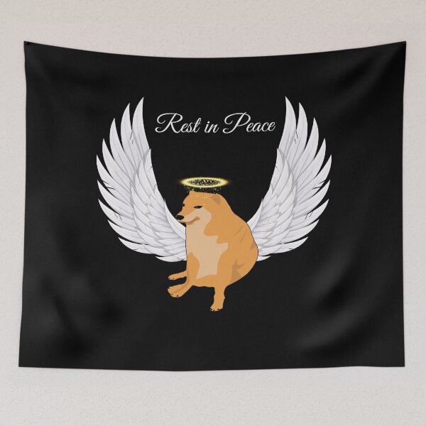 Item preview, Rest in peace Cheems Dog  designed and sold by khachiche.