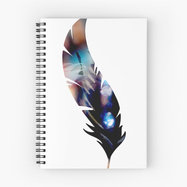 Item preview, Single Jeweled Feather Outlined designed and sold by purplerosemary.