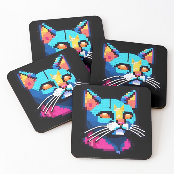 Item preview, 16 Bit Neon Kitty designed and sold by bethdaydreamzz.