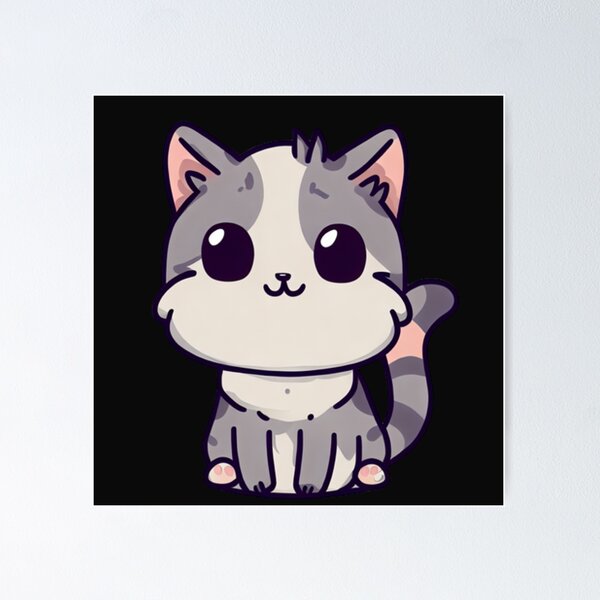 Item preview, cutecat designed and sold by loveforcutecats.