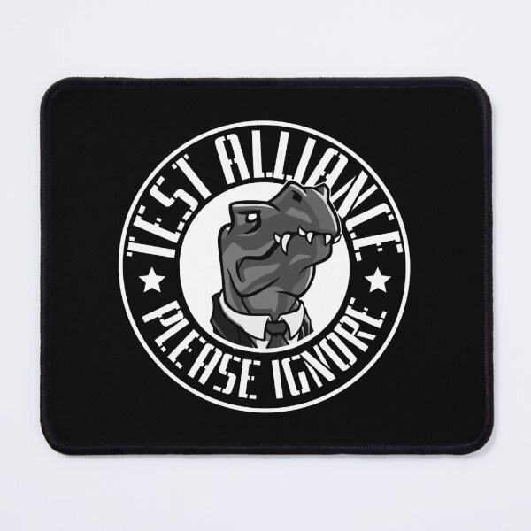 Item preview, Test Alliance Please Ignore Middle Management Dino Circle in White designed and sold by ree-ceuyon.