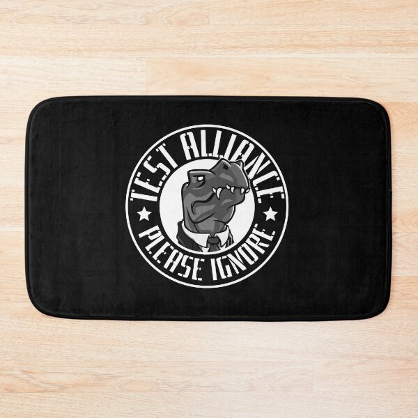 Item preview, Test Alliance Please Ignore Middle Management Dino Circle in White designed and sold by ree-ceuyon.