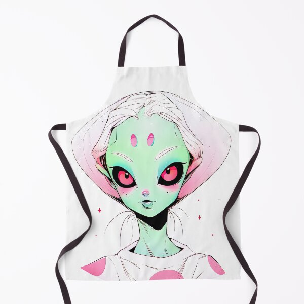 Item preview, Cute Alien Girl Knows What's Up designed and sold by sμ (smew).