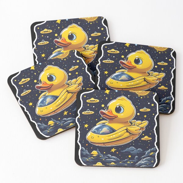 Item preview, Rubber Duck UFO Invasion - A Quirky Galactic Bath Adventure designed and sold by ElLocoMus.