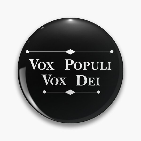 Aperçu de l'œuvre Vox Populi, locution latine vox dei créée et vendue par Alexaltay.